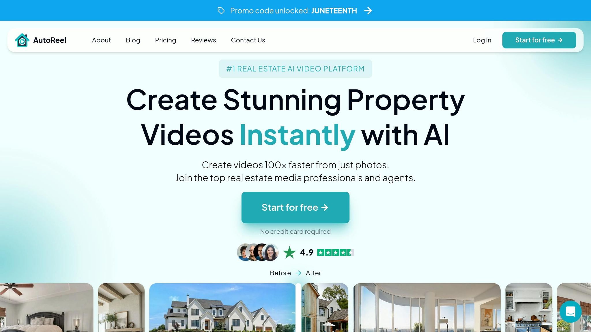 the real estate AI SaaS tool